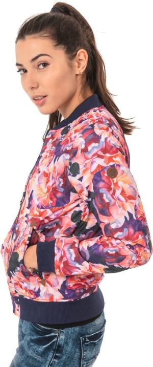 Iguana Kurtka damska Kahina Pink Floral Print/Patriot Blue r. S 9