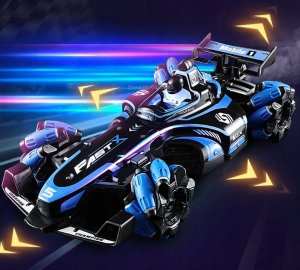 LeanToys B4E1 SAMOCHÓD RC STEROWANY GESTAMI         BOLID DYM 4
