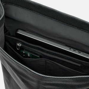 Brooks Plecak BROOKS PICKWICK REFLECTIVE LEATHER Black Pojemność 26L Tanned leather 6