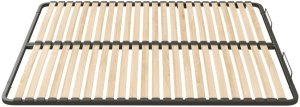 BogFran Stelaż metalowy pod materac solidny wkład do łóżka 140x200 cm 2 x 24 listwy 2