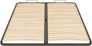 BogFran Stelaż metalowy pod materac solidny wkład do łóżka 140x200 cm 2 x 24 listwy 3