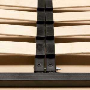 BogFran Stelaż metalowy pod materac solidny wkład do łóżka 160x200 cm 2 x 24 listwy 4