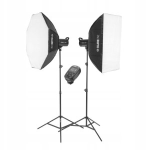Zestaw studyjny GlareOne GlareOne Vega 400 Basic Kit - zestaw oświetlenia studyjnego 4