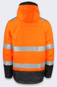 Projob Kurtka Odblaskowa ProJob 6446 3in1 Orange/Black 2