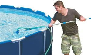 Intex Zestaw czyszczący do basenów teleskopowy 4.88m (28002) 2