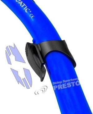 Aquatic Zestaw do nurkowania maska Zona + fajka Elba granatowy roz. uniwersalny 5