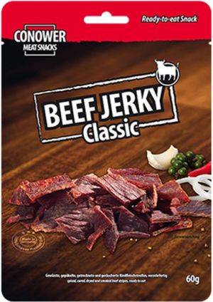 Conower Meat Snacks Suszona wołowina Beef Jerky Classic 60g Conower Meat Snacks roz. uniw (730371) 1