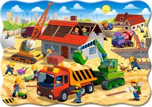Castorland Puzzle 30 Dom w trakcie budowy 2