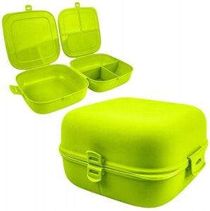 Aptel Pojemnik Lunchbox Dzielony 3 Komory 14 L VILDE z Klipsami 16 x 16 cm 2