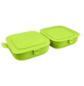 Aptel Pojemnik Lunchbox Dzielony 3 Komory 14 L VILDE z Klipsami 16 x 16 cm 7