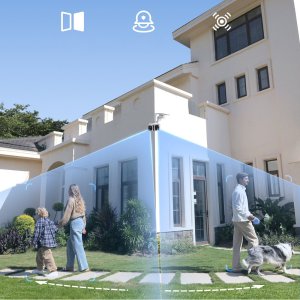 Kamera IP Baseus Zewnętrzna Security X1 Pro Dual Camera 3K - biała (6932172694814) 11