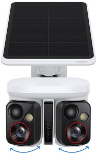 Kamera IP Baseus Zewnętrzna Security X1 Pro Dual Camera 3K - biała (6932172694814) 2