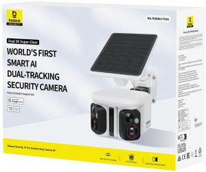 Kamera IP Baseus Zewnętrzna Security X1 Pro Dual Camera 3K - biała (6932172694814) 5