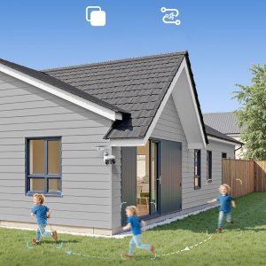 Kamera IP Baseus Zewnętrzna Security X1 Pro Dual Camera 3K - biała (6932172694814) 9