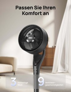Termowentylator Dreo - Quiet Floor Fan TurnoPoly 154, 9 Speeds, 3 Modes 6