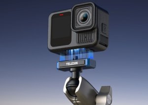 Telesin Mocowanie Uchwyt Magnes Zacisk Imadło Rower Kierownica Rura Gopro Hero 13 / S3-hbm-13-tgp 5