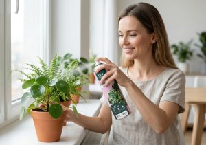 Nabłyszczacz do Liści Preparat Spray Płyn Środek do Roślin Doniczkowych Ozdobnych 300ml 7