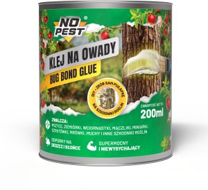 NO PEST Klej na Owady Mszyce Ziemiórki Mrówki Muchy Szkodniki Roślin do Drzew Doniczek "Bug Bond Glue" 200ml 2
