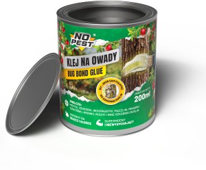 NO PEST Klej na Owady Mszyce Ziemiórki Mrówki Muchy Szkodniki Roślin do Drzew Doniczek "Bug Bond Glue" 200ml 3