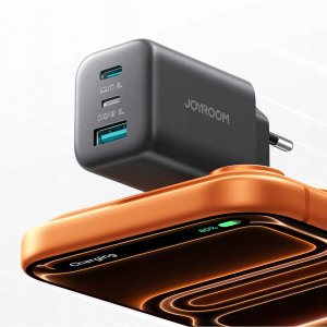 Ładowarka Joyroom Ładowarka sieciowa Joyroom JR-TO1 GaN 45 USB-C Lightning USB-A - czarna 3