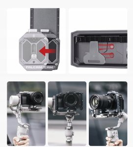 Szybkozłączka Ulanzi Szybkozłączka Szyna Gimbal Ulanzi Falcam F38 - Dji Rs4 Mini Arca Sony Canon / F38b5201 7