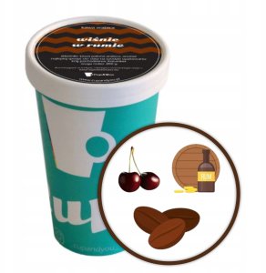 Kawa ziarnista Cup&You Wiśnie w Rumie 200 g 2