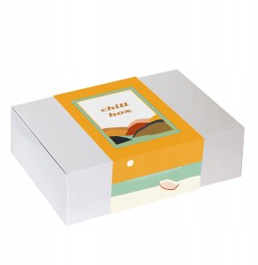 Cup&You ZESTAW PREZENTOWY UPOMINKOWY "BIG CHILL BOX" - HERBATA SYPANA 2X ŚWIECA SOJOWA KUBEK Z ZAPARZACZEM I POKRYWKĄ - PREZENT UPOMINEK DLA KOBIETY FACETA NIEJ NIEGO 4