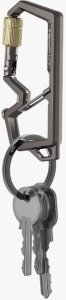 Spigen Spigen Carabiner With Key Ring 2nd Gen 1 Pack, gunmetal 3
