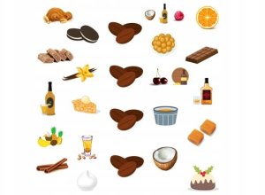 Cup&You Duży zestaw aromatycznych kaw mielonych 20 różnych smaków box prezentowy upominkowy dla pary młodej nowożeńców na prezent upominek 5