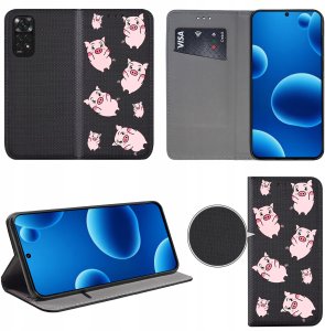 Hello Case Etui do Xiaomi Redmi Note 11 | 11s MAGNET WZORY CASE + SZKŁO 9H 2