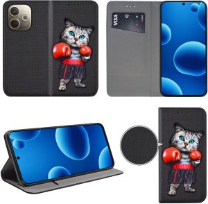 krainaGSM Etui do Oppo A5 Pro 5G MAGNET WZORY CASE + SZKŁO 9H 2