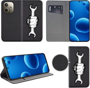 krainaGSM Etui do Oppo A5 Pro 5G MAGNET WZORY CASE + SZKŁO 9H 2