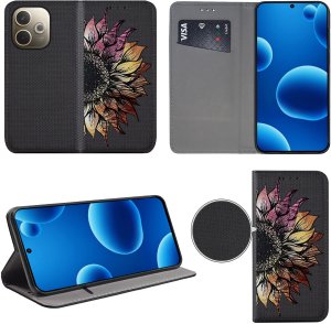 krainaGSM Etui do Oppo A5 Pro 5G MAGNET WZORY CASE + SZKŁO 9H 2