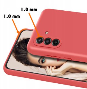 krainaGSM Etui do Samsung Galaxy A37 5G CASE Silicone ELASTYCZNE + Szkło 9H 2