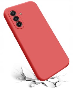 krainaGSM Etui do Samsung Galaxy A37 5G CASE Silicone ELASTYCZNE + Szkło 9H 7