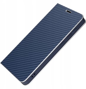 krainaGSM ETUI do Samsung A57 | CARBON PORTFEL BOOK TOKRA CASE CLASSIC + SZKŁO 9H 2