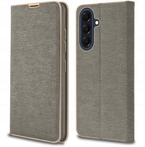 krainaGSM Etui z klapką do Samsung A57 Case Magnet PREMIUM Portfel + Szkło 9H 3