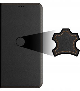 krainaGSM Etui do Samsung A57 5G SKÓRZANE ZAMYKANE MAGNETYCZNE + SZKŁO 6