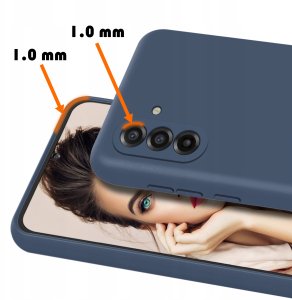 krainaGSM Etui do Samsung Galaxy A57 5G CASE Silicone ELASTYCZNE + Szkło 9H 2