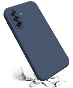 krainaGSM Etui do Samsung Galaxy A57 5G CASE Silicone ELASTYCZNE + Szkło 9H 8