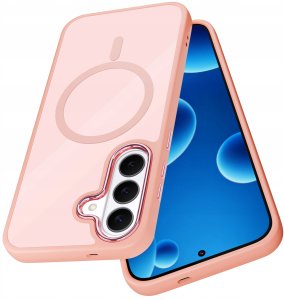 krainaGSM Etui do Samsung S26 CASE do MagSafe MATOWE Magnetyczne PREMIUM + Szkło 9H 3