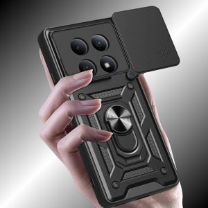 krainaGSM Etui Pancerne SLIDE do Xiaomi Redmi Note 15 Pro 4G WZMACNIANE + 2x Szkło 3