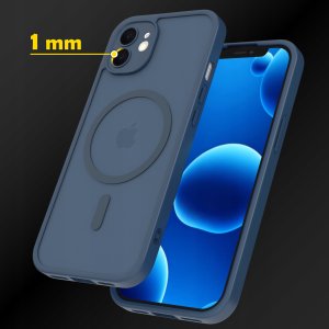 krainaGSM Etui Magnetyczne Matowe do iPhone 12 |do MagSafe Szkło 4