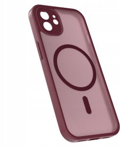 krainaGSM Etui Magnetyczne Matowe do iPhone 12 |do MagSafe + Szkło 3
