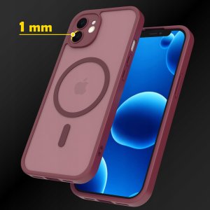 krainaGSM Etui Magnetyczne Matowe do iPhone 12 |do MagSafe + Szkło 4