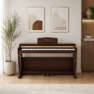 Mielczewski Pianino cyfrowe ważone ELEGIA brązowe Mielczewski one size 5