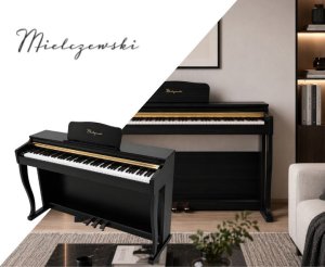 Mielczewski Pianino cyfrowe ważone ELEGIA czarne Mielczewski one size 2