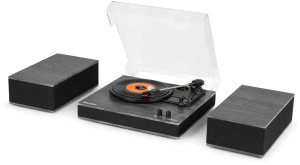 Gramofon Audizio Gramofon z głośnikami i BT Tupelo czarny Audizio one size 3
