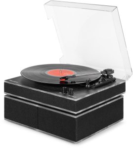 Gramofon Audizio Gramofon z głośnikami i BT Tupelo czarny Audizio one size 8