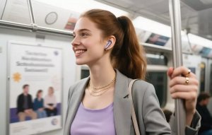 Słuchawki QCY N70 HT18 LITE Fioletowy (HT18 Lite Purple) 4